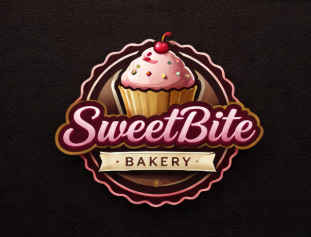 SweetBite Bakery logo design by Mohit Gurjar