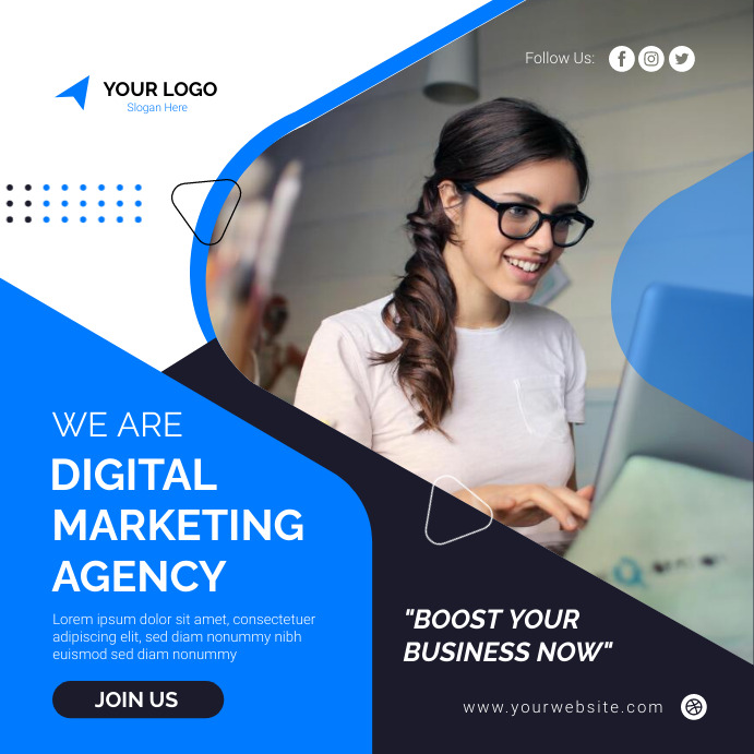 Boost Your Business poster design by Mohit Gurjar