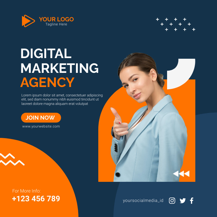 Digital Marketing Agency poster design by Mohit Gurjar